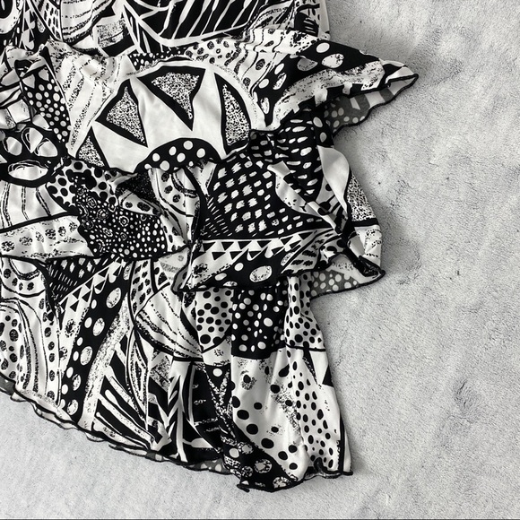 Lanalee Ruffled Skater Skirt Layered Mini - Picture 4 of 5